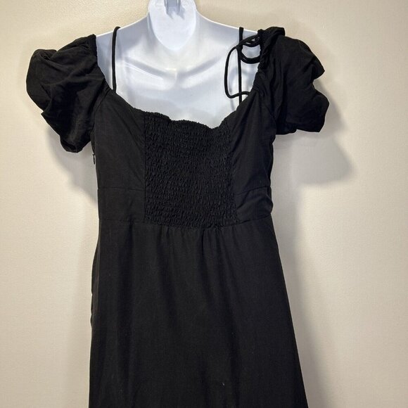 ASTR the label Women’s Aleda Dress Retail $80.52 Midi Ruffle Cut Out Large - Picture 8 of 12